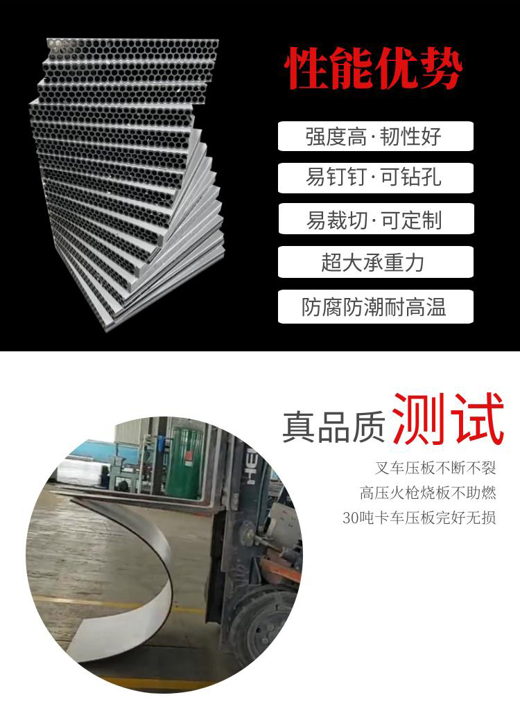 中空塑料模板性能优势